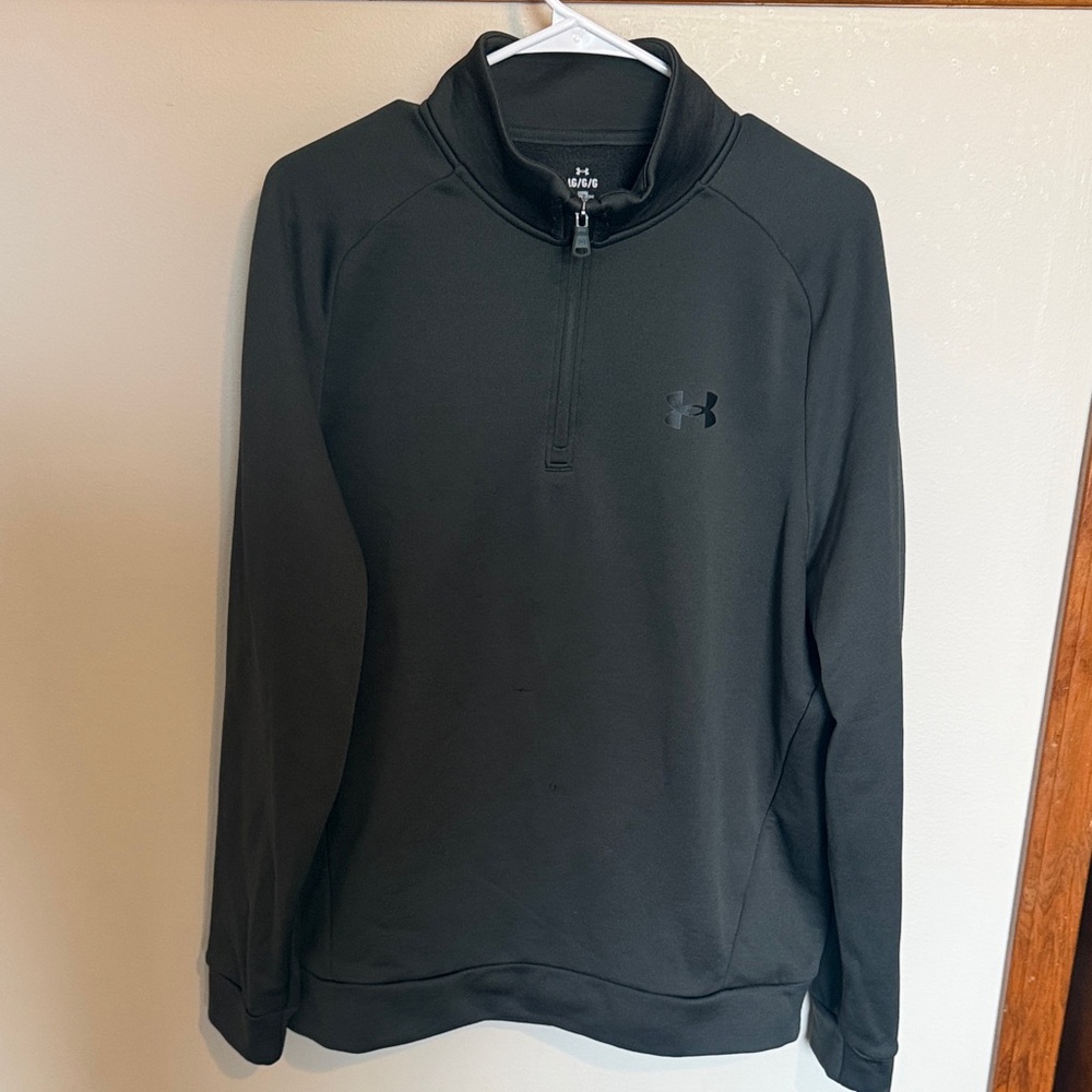 Under Armour Dark Green Quarter-Zip Top